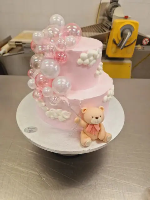 Torta per battesimo personalizzata, settembre 2024 – Pasticceria Amadori