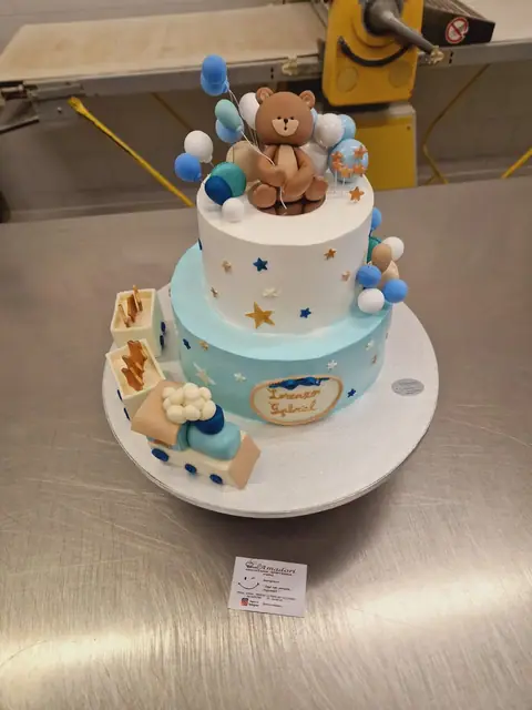 Torta per battesimo personalizzata, settembre 2024 – Pasticceria Amadori