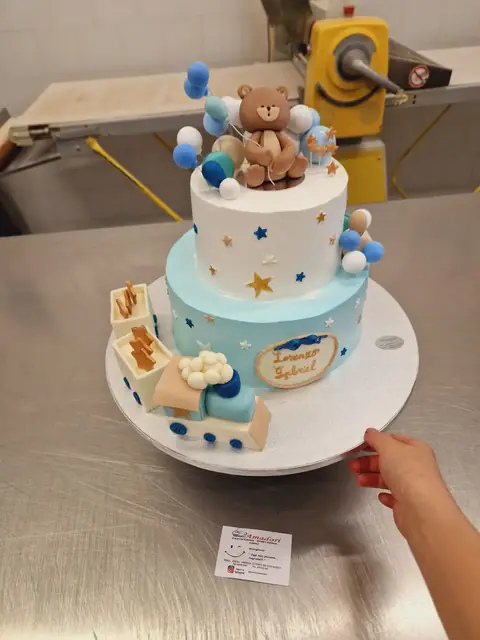 Torta per battesimo personalizzata, settembre 2024 – Pasticceria Amadori