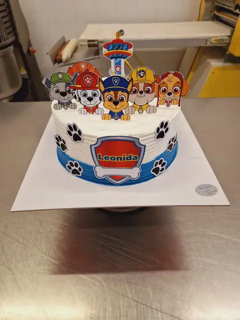 Torta di compleanno personalizzata, dicembre 2024 – Pasticceria Amadori