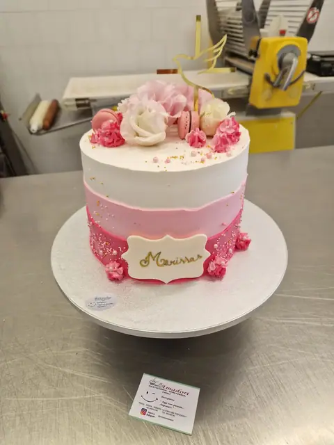 Torta per la Cresima personalizzata, giugno 2024 – Pasticceria Amadori