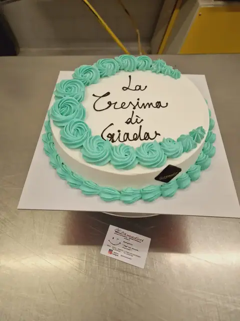 Torta per la Cresima personalizzata, settembre 2024 – Pasticceria Amadori