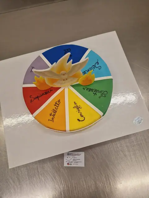 Torta per la Cresima personalizzata, settembre 2024 – Pasticceria Amadori