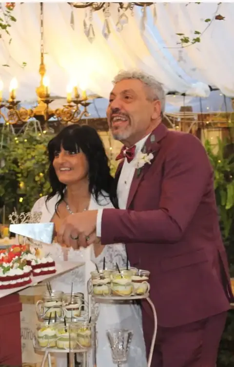 Torta nuziale personalizzata, novembre 2024 – Pasticceria Amadori