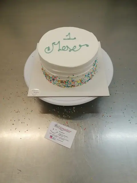 Torta per la nascita personalizzata, settembre 2023 – Pasticceria Amadori