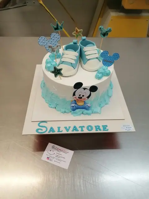 Torta per la nascita personalizzata, settembre 2023 – Pasticceria Amadori