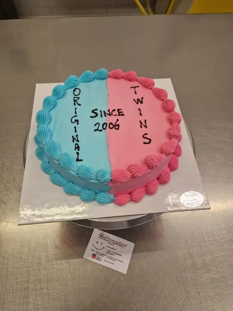 Torta per la nascita personalizzata, novembre 2023 – Pasticceria Amadori