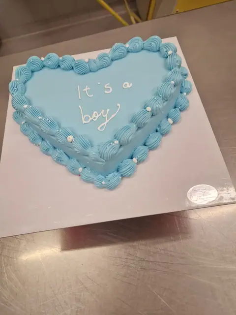 Torta per la nascita personalizzata, settembre 2024 – Pasticceria Amadori
