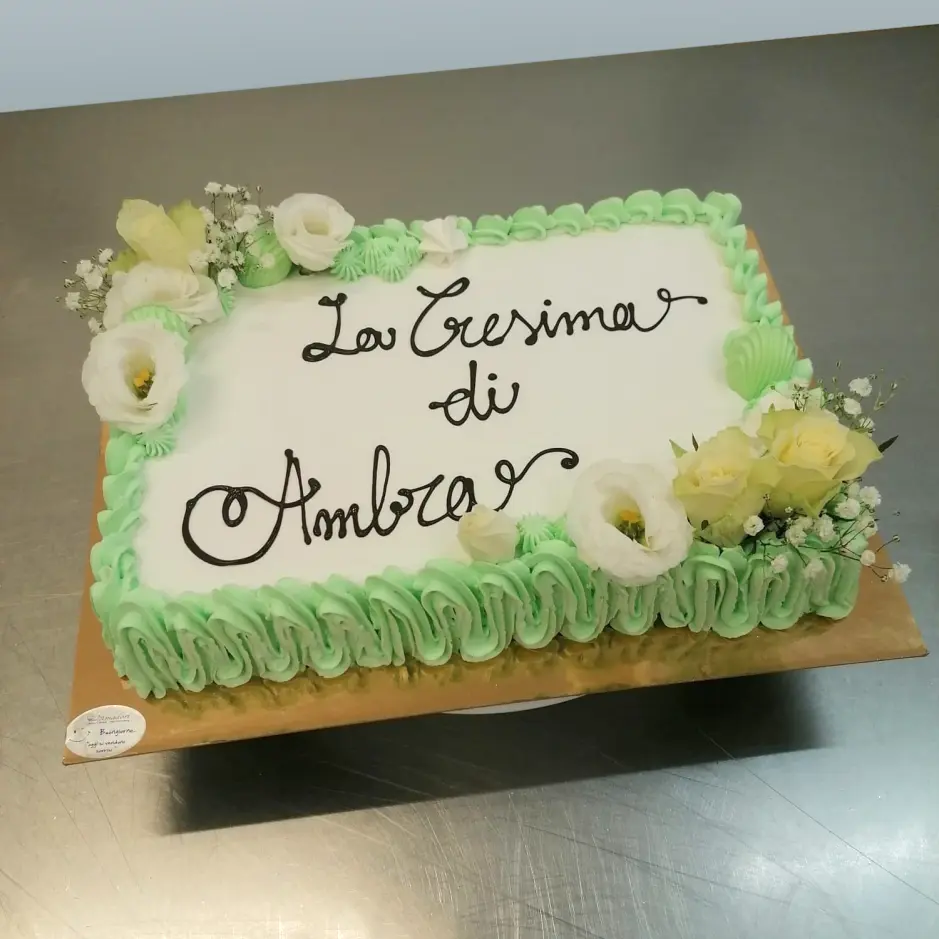 Torta cresima Pasticceria Amadori Forlì Torte personalizzate